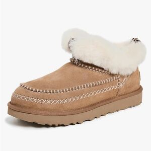 UGG Tan and Cream Alpine Minis